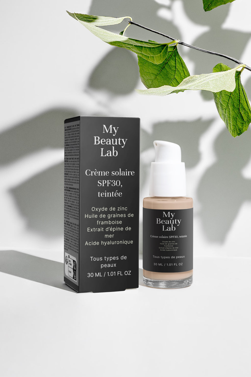 Crème solaire SPF30 teinté