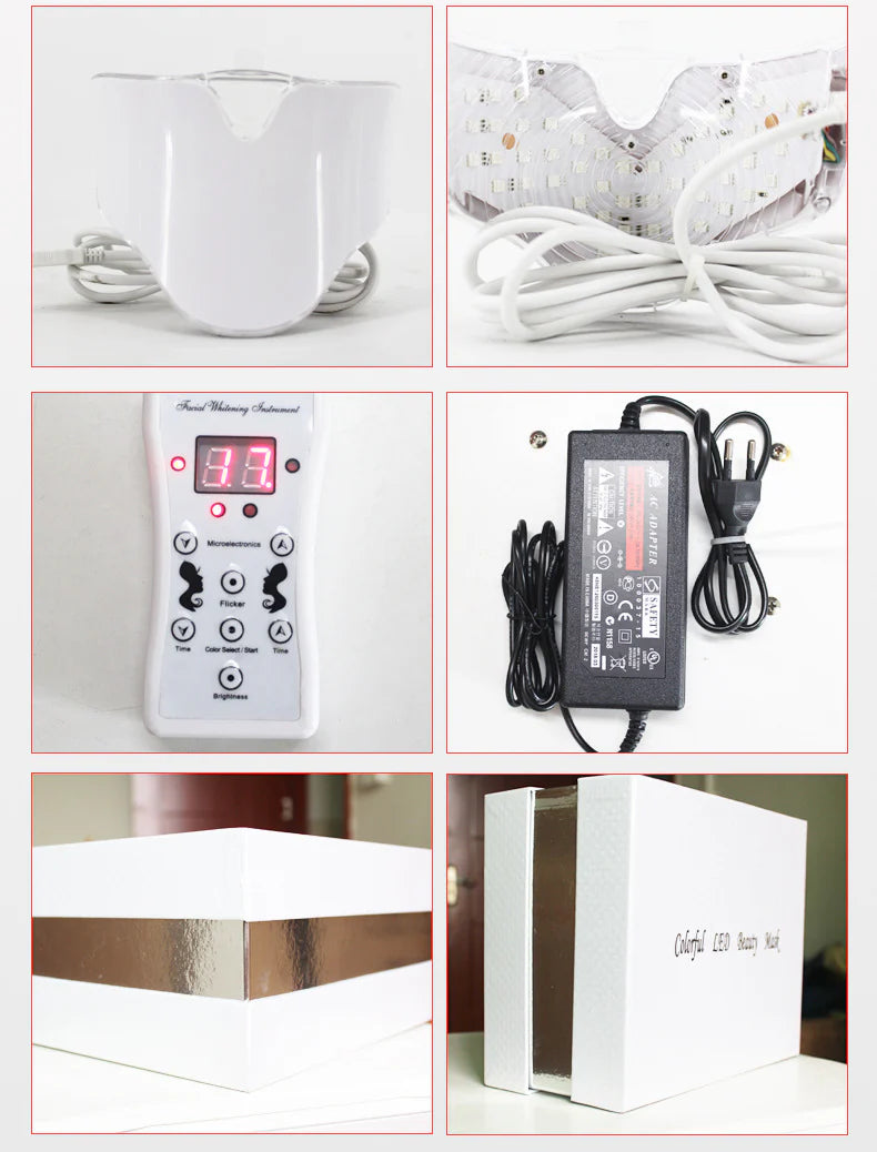 Masque Led Professionnel Anti-Age & Acné