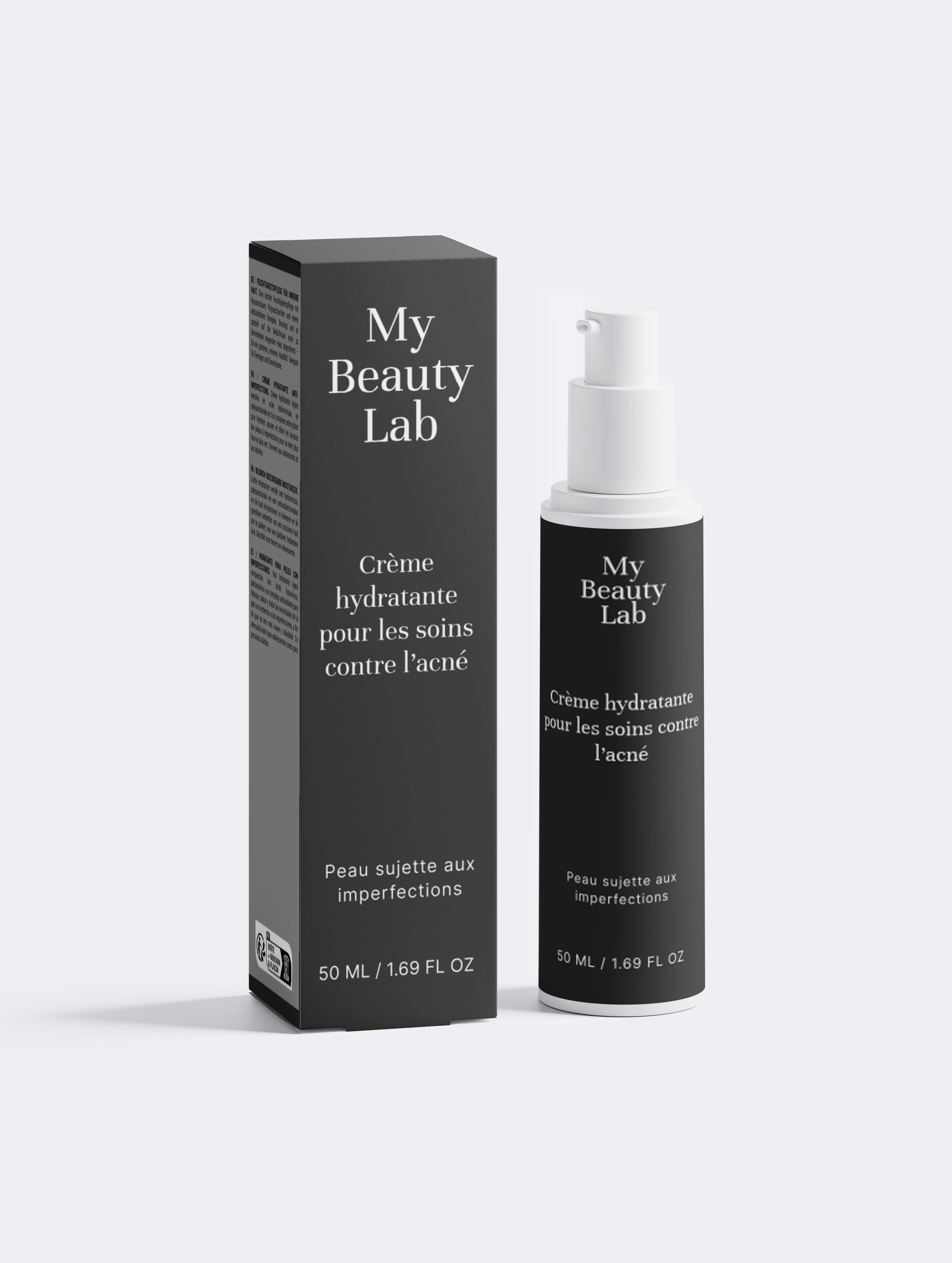 Crème hydratante pour les soins contre l’acné