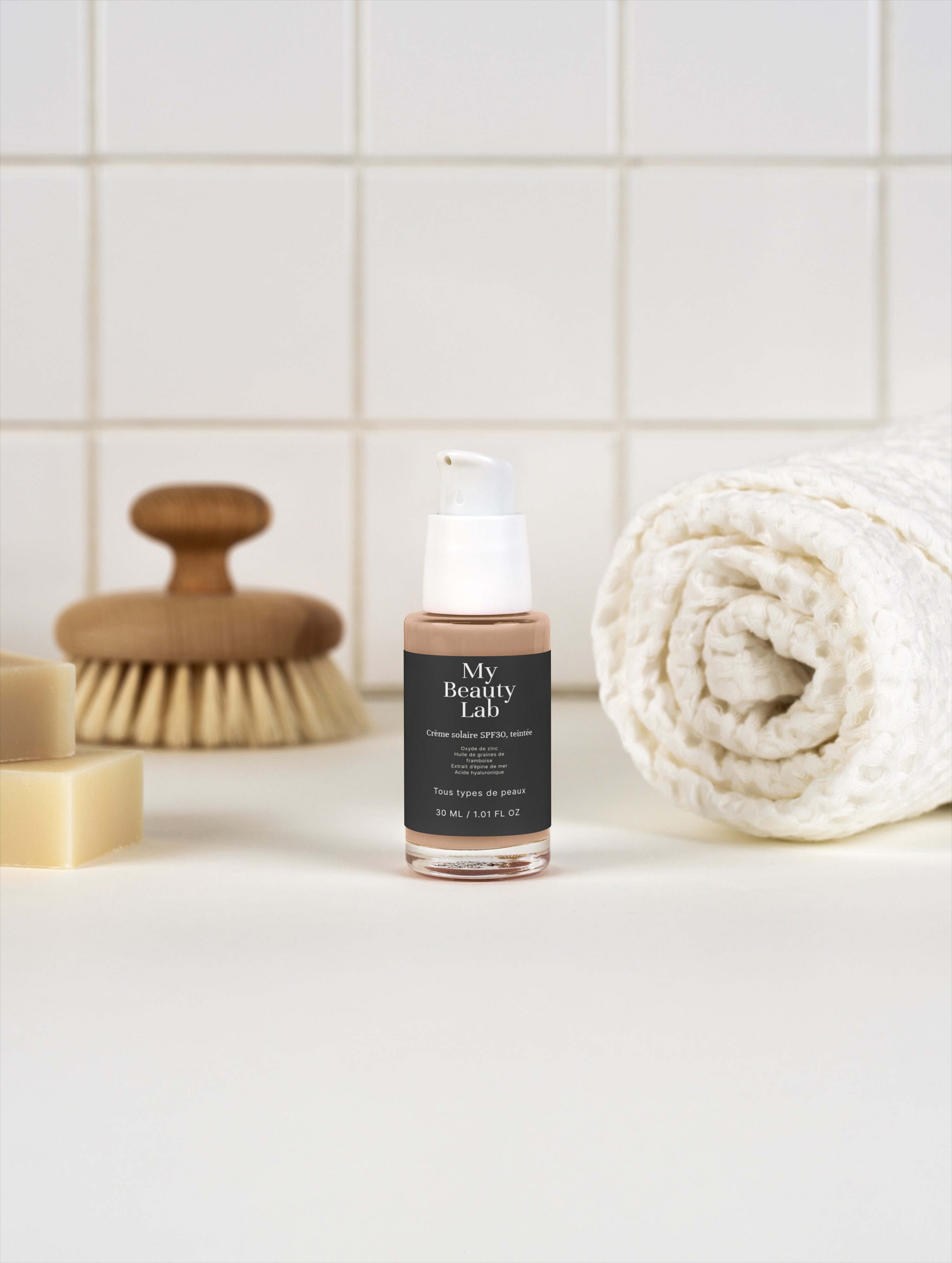 Crème solaire SPF30 teinté